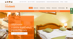 Desktop Screenshot of hotelsatelit.sk